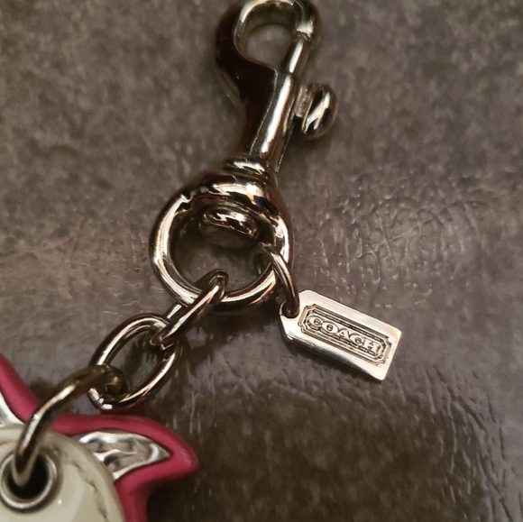 Coach Leather Pegasus Unicorn Keychain FOB~ RARE - Picture 3 of 4